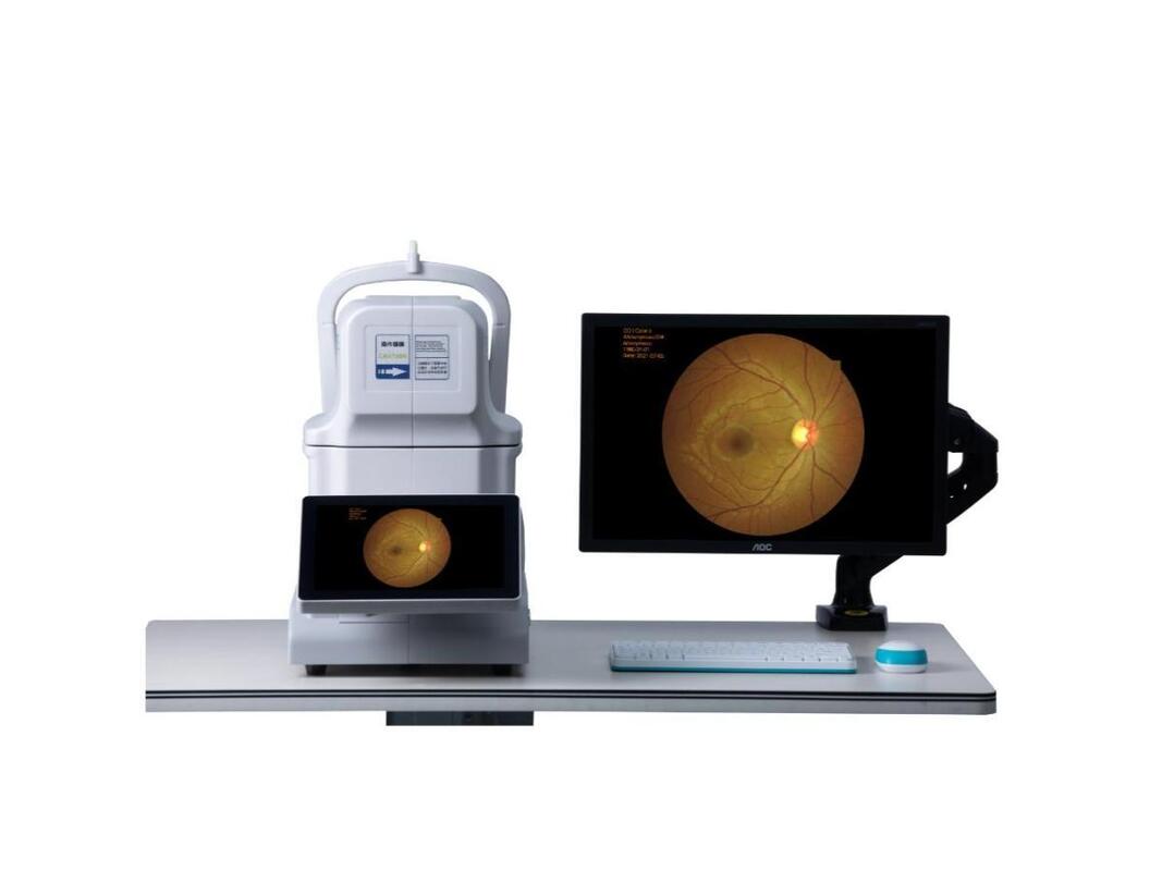 Non Mydriatic Fundus Camera with ±25D Diopter Compensation 9-position Mosaic Function and 100-240v 50/60HZ Power Supply
